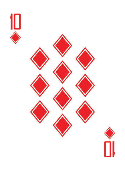 10 of Diamonds
